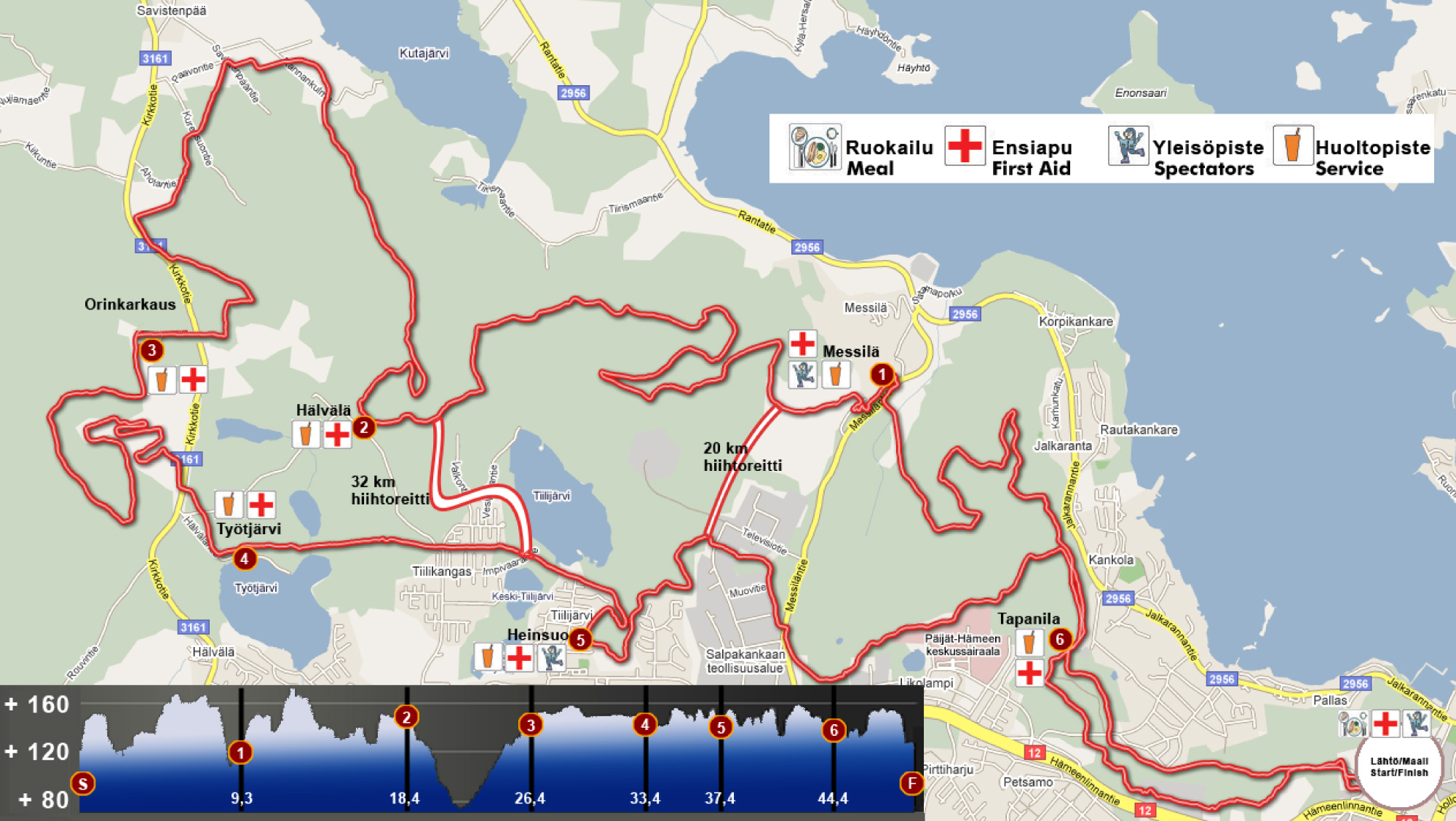 GPS-seuranta | Finlandia-Hiihto 50 km (p)